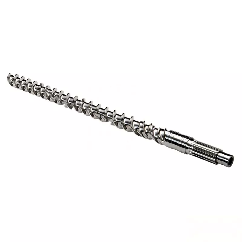 Vis d'alimentation et baril d'extrudeuse
